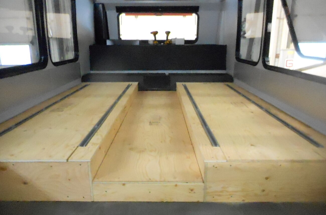 Installation d’un plancher surélevé